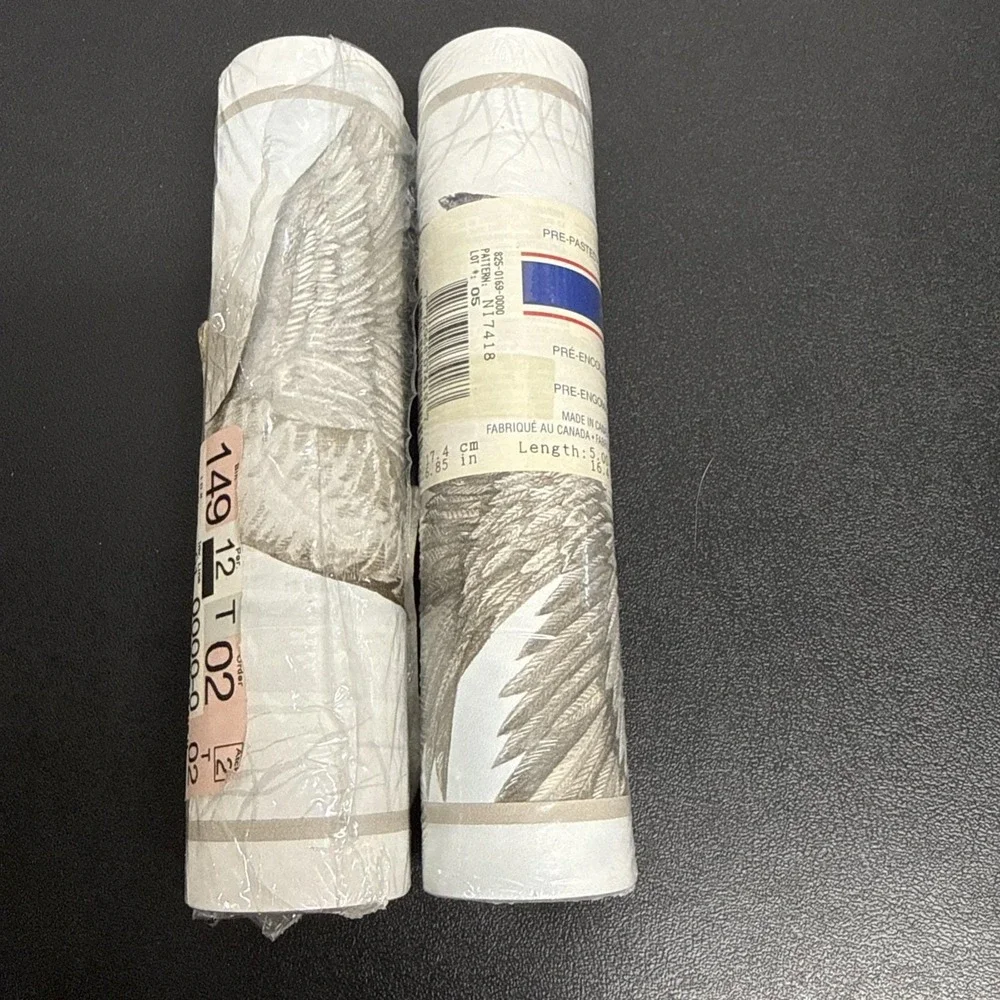 Canadian Geese Flying Wall Paper Border Rolls Nature 16Ft Each Vinyl Pre-Pasted